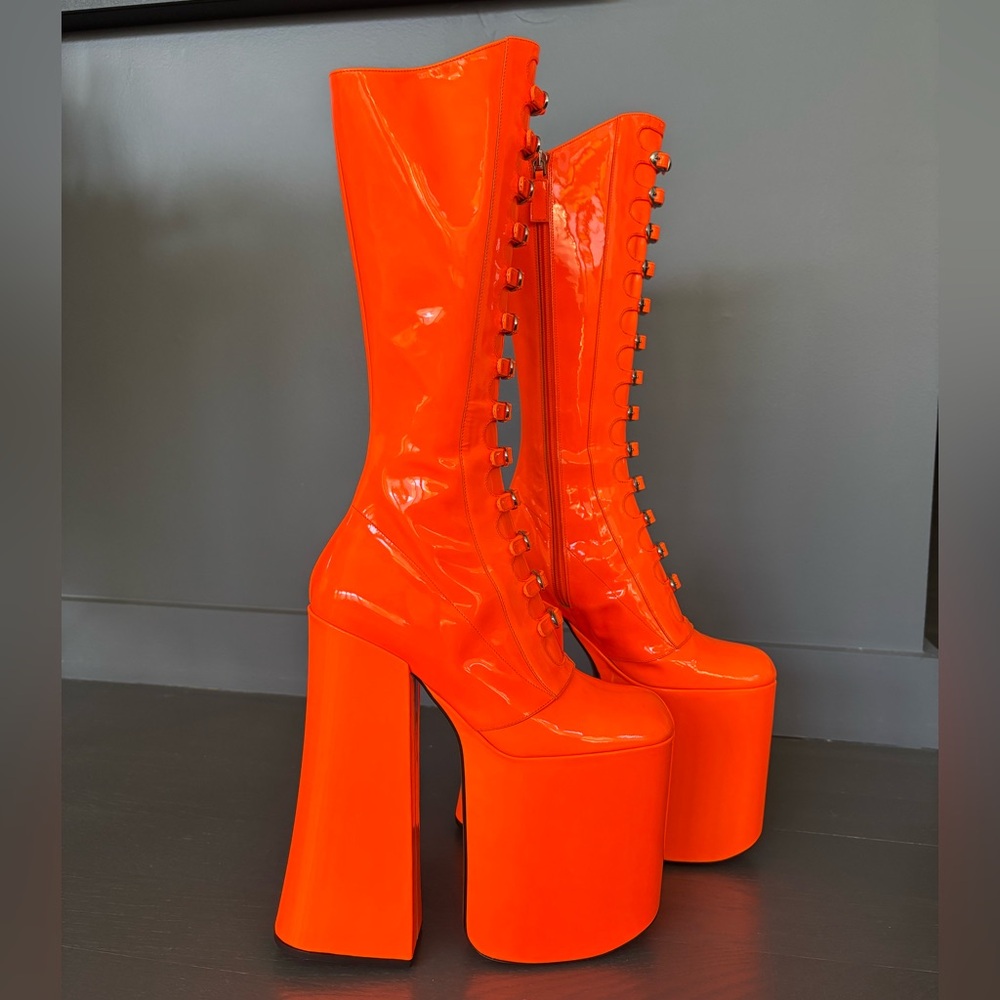 Marc Jacobs x Alastair McKimm Kiki Boots Orange 36